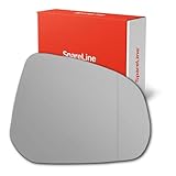 SpareLine Wing Door Mirror Glass - Adhesive‑Type Blind-Spot for Suzuki Alto 2009-2014 (Right/Off‑Side/Driver)