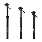 CooMeng EXA Form Upgraded Speed Up 27.2mm Cable-Less Hydraulic Dropper Seatpost, 120mm Travel Dropper Post for MTB/E-Bike/Road Bike-27.2mm*450mm