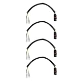 Be In Your Mind 4pcs Motorcycle Turn Signal Cable Adapter Connectors 21cm LED Indicator Adapter Cable Plug Compatible with BMW S1000 XR R1200 RS G310 R F 750 2017-2020