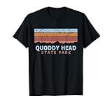 Quoddy Head State Park Maine Retro Cool T-Shirt