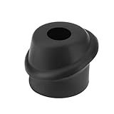 ECSiNG 1Pc Convertible Short Rod Antenna Grommet Seal Antenna Adapter Base Replacement Part 65218375151 Compatible with BMW E36 Black