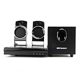 Emerson ED-8050 2.1 Channel Home Theater DVD Player and Surround Sound System with Subwoofer, HDMI Output, USB Playback, and Dual Speakers – Ideal for Immersive Movie and Music Experience