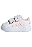 adidas Boy's Unisex x Disney Minnie Mouse Grand Court Shoes Kids, FTWR White/Clear Pink/Chalk White, 6 UK Child