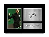 HWC Trading Ronnie O'Sullivan Gift Signed A4 Printed Autograph Snooker Gifts Photo Display
