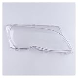 Car Headlight Cover For BMW 3 Series E46 318i 320i 325i 4 Doors Sedan 2002 2003 2004 2005 Headlight Lamp Cover Car Headlight Light Lens Covers(Right)