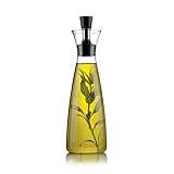 Eva Solo | Oil/Vinegar Carafe 0.5L | Drip-Free – no Oil or Dressing on The Table | Oilflask & Dressing Shaker | Danish Design, Functionality & Quality