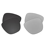 EZReplace Lenses Replacement Compatible with Arnette Hypno AN4274 Sunglasses (Polarized Lenses) - Fits Arnette Hypno Frame (Carbon Black+Metal Silver)