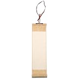 NUOBESTY Blank Scroll, 15 X 4 Inches Chinese Calligraphy Scroll Hanging Wall Scroll Ornament for Drawing, Writing, Calligraphy