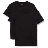BOSS Men's T-Shirt VN 2P CO, New-Black1, M (Pack of 2)