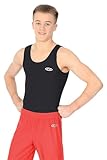 The Zone Z119 Boy's Nylon/Lycra Leotard Black Size 32"