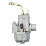 Niceminiwall Carburettor for Puch 12mm E501/12/279 Models - Suitable for 12 for Sport Mopeds, Steel Construction for Durability, Optimized Fuel Delivery & Throttle For Response