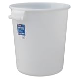Faithfull 50 Litre (10 Gallons) White Builders Bucket
