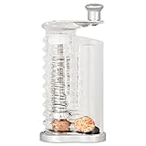 Cole & Mason Wallis Nutmeg Grinder/Nutmeg Mill/Seasoning Mill, Triple Stainless Steel Serrated Blades, Acrylic, 145 mm, Spices Not Included