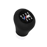 BMW Genuine Gearshift Knob Leather M Plaque 6 Speed Black Fits E46 25117896886