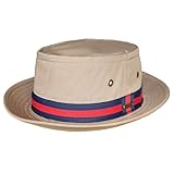 Packable Fairway Bucket Hat Lightweight Water Repellent Pork Pie Sun Hat (UK, Alpha, L, Khaki)