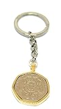 1995 30th Birthday Keyring 20p Keyring Mum, Dad, Brother, Sister- 30th Birthday-20p Coin Keyring, Sixpence Coin, 30th Anniversary GLD