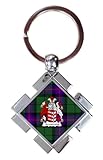 PJ4U Scotland Scottish Armstrong Coat Of Arms Clan Luxury Jigsaw Shaped Metal Keyring In A Gift Box