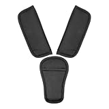 LICQIC 3 Pcs Baby Pads Shoulder Strap and Crotch Cover Set, Soft Car Seat Belt Cover Pad for All Car Seats, Car Seatbelt Cushion, Car Harness Pad