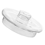 MOTHNUR Replacement Glass Teapot Lid Heat Kettle Cover for Home Camping Use Practical Teapot Accessory to Keep Enhance Your Tea Experience