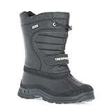 Trespass Unisex Kids Dodo Snow Boots, Black, 11 UK Child