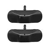 Ollanoos 1 Pair Front Heated Windscreen Washer Nozzles Jet, Windshield Washer Jet Replacement for Audi TT MK2 A1 8X A4 B8 Q3 MK1 Q5 8R Q7 4L Replaces 8J0955988 8 J0 955 988