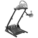 VELPAX Steering Wheel Stand, Height Adjustable Racing Wheel Stand, Wheel Stand Compatible with Logitech G25 G27 G29 G920, GT Racing Simulator Wheel Stand, Wheel Support and Pedal not Included