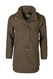 Men's Long Shooting Smock Hooded Overhead Jacket Waterproof Smocks For Men (UK, Alpha, L, Regular, Regular, Olive)