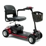 Pride Go Go Elite Traveller Plus 4 Wheel Portable Mobility Scooter 18AH Batteries
