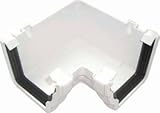FloPlast Ogee White 90 Degree Internal Gutter Angle