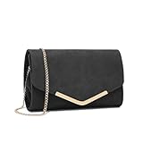 Miss Lulu Womens Clutch Elegant Clutch Bags for Women Mini Crossbody Bag For Women, Can Hold 8.3' Tablet, Suitable for Party, Wedding, Banquet, Gift