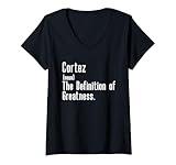 Womens Custom For Cortez - Funny Shirt With The Name Cortez V-Neck T-Shirt