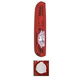 XYZ Parts Rear Tail Light Assembly Compatible With Vauxhall Vivaro Van & MPV 2006-2015 3 Notch For UK Passengers Side Left Hand Replacement