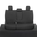 UK Custom Covers SC261B Tailored Heavy Duty Waterproof Rear Seat Covers Black - To Fit Toyota Hilux Icon & Invincible Double Cab 2016 Onwards