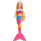 Cemirk Mermaid Doll with Light-Up Tail – 35cm Mermaid Toys with Accessories, 3D Real Eyes, Flexible Joints – Dolls for Girls Ages 3+