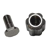 1 Pair Stainless Steel Screws Bolt Set Tonearm Armboard Plate Fixing Screws & Nut For SME 3009/3012 Repairment