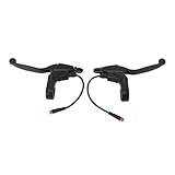 Brake Handle Lever Part Replacement, Electric Scooter Brake Lever Kit 2 Pin Connector 10 Inch Compatible with Accessories for Electric Scooters