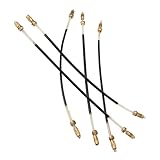 TOYANDONA 5pcs Violin Tailpiece Tailgut Nylon Cord Brass for Violin Replacement for Damaged Tailguts