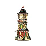 Lemax 45735-UK Christmas Village Sights & Sounds: Christmas Clock Tower