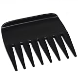 Professional Streaker Texture Hair Styling Comb - 8-Widly-Spaced Teeth for Pompadour Slickback Detangling for Men Women Hair Beard Care Shaping Wet Pick Shampoo Hairdressing in Home Office Salon
