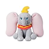 Disney Store Official Sitting Dumbo Mini Bean Bag, 19cm/7.4”, Kids Cuddly Elephant Toy Plush Character Figure, Suitable for Ages 0+