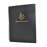 Music Sheet File Paper Storage Folder Creative Change Spectrum Folder A4 Letter Size Double Side Sheet Music Folder File for Holding Sheet Music and Files Etc (Black)