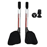 PLATT 3K Full Carbon Fiber TT Handlebars Bicycle Rest Put Aero Handlebar For Fiber MTB Mountain Road Bike 31.8mm (Red)