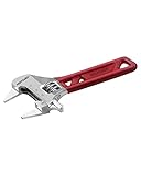 MAXPOWER Adjustable Spanner 150mm/6-Inch, Slim Jaw Adjustable Wrench with MAX. Opening 30mm & Super Slim Jaw Thickness 2.5mm