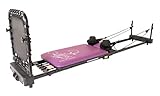 AeroPilates Reformer 435 Foldable Pilates Machine with Flared Foot Bar (Purple)