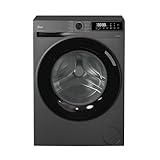 HOOVER Pro Wash Series 3 Washing Machine, 10kg, 1400 rpm, A-20 percent Energy Class, 16 Programmes, XL Soft Drum, WIFI Connected, Graphite-Black Door, 55x60x85 cm -HBR 410BL8G-80