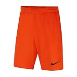 NIKE BV6865-819 Dri-FIT Park 3 Shorts Unisex Safety Orange/Black Size M