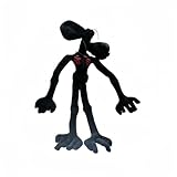 POPRORE Siren Head Plush Toy New Series Siren Head with Built-in Steel Wires and Limbs Can be Posed Plush Toy for Christmas Halloween Birthday Party (Black)