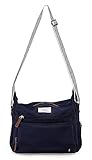 Joules Coast Softside Collection Unisex Crossbody Bag With Adjustable Straps, French Navy
