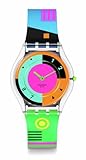 Swatch Skin Classic Biosourced Unisex Watch Casual Plastic Multicolor Quartz Waterproof Neon Hot Racer