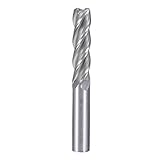 Sourcingmap 16mm Shank 16mm x 63mm Straight Flat Nose End Mill Cutter CNC Router Bits 4 Flute